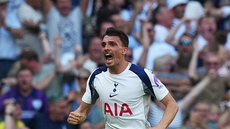 Jo&atilde;o Palhinha verabschiedete sich mit emotionalen Worten von Tottenham Hotspur und kehrt vorerst zum FC Bayern zur&uuml;ck. (Archivbild)
