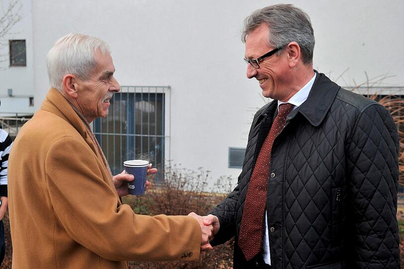 Dieter Schneider (l.) mit Aufsichtsrat Siegfried Schneider (CSU)
