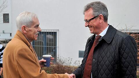 Dieter Schneider (l.) mit Aufsichtsrat Siegfried Schneider (CSU)