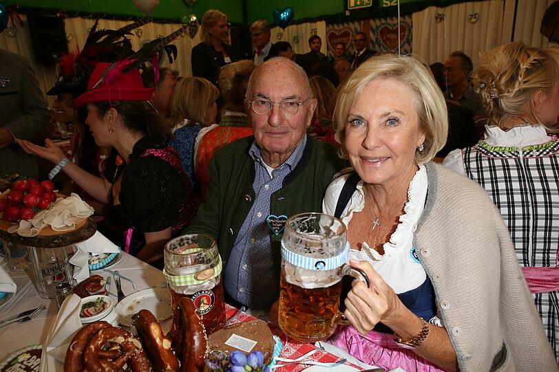Peter Lanz mit Ehefrau Inge Fürstin von Wrede-Lanz