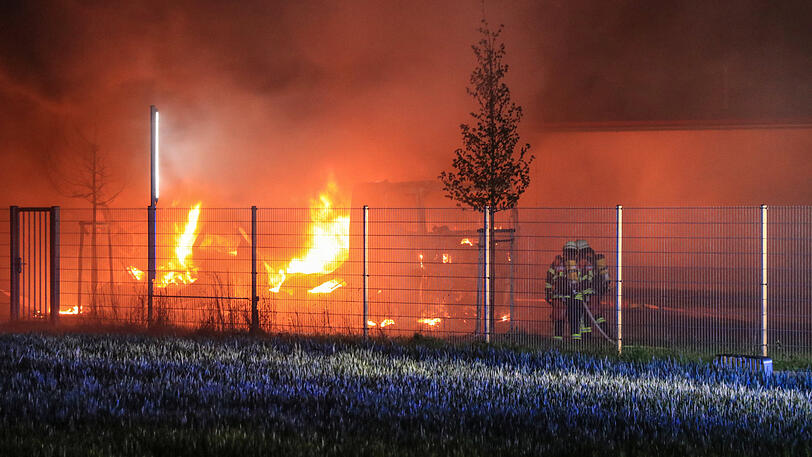 Die Feuerwehr konnte die Flammen löschen...