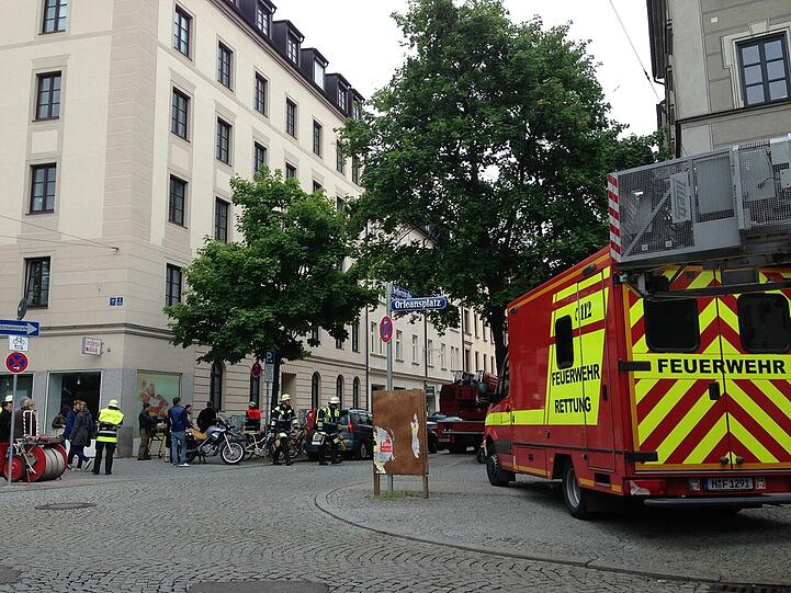 Schon wieder ein Großeinsatz in Haidhausen. Die Bilder vom Einsatzort.