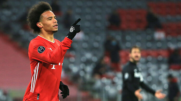 Bislang meist als Joker für den FC Bayern am Ball: Leroy Sané, der - laut Trainer Hansi Flick - noch an einigen Schwächen arbeiten muss.