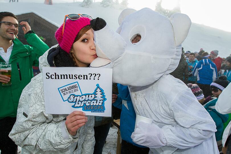 Snow Break Europe 2012 in Schladming: Die Bilder von der irren Party im Schnee