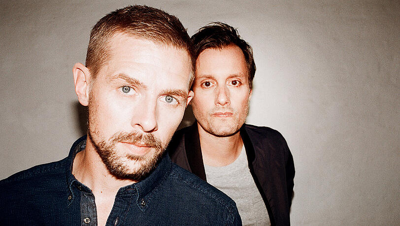 Klaas Heufer-Umlauf und der Ex-"Wir sind Helden"-Bassist Mark Tavassol Klaas Heufer-Umlauf und der Ex-"Wir sind Helden"-Bassist Mark Tavassol