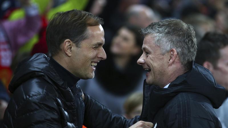 Treffen im Rückspiel mit ihren Teams aufeinander: PSG-Coach Thomas Tuchel (L) und sein ManUnited-Gegenüber Ole Gunnar Solskjaer. Treffen im Rückspiel mit ihren Teams aufeinander: PSG-Coach Thomas Tuchel (L) und sein ManUnited-Gegenüber Ole Gunnar Solskjaer.