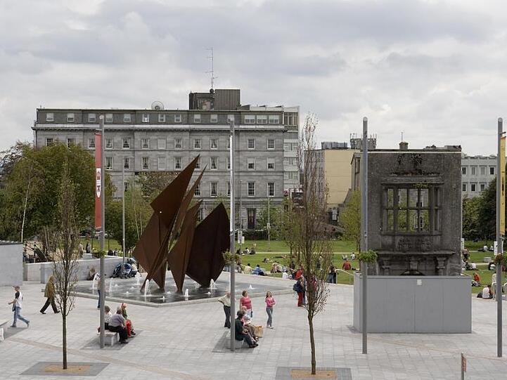 Der Eyre Square im Herzen von Galway.