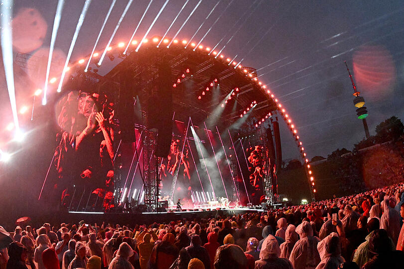 Andreas Gabalier spielte am Samstagabend im Olympiastadion.