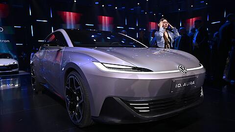 Volkswagen stellte am Vorabend der Automesse neue Modelle vor.