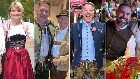 Den ersten Wiesn-Tag lassen sich die Promis nicht entgehen.