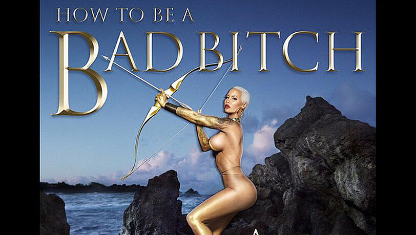 So wird man offenbar zur "Bitch": Amber Rose auf dem Cover ihres Buches So wird man offenbar zur "Bitch": Amber Rose auf dem Cover ihres Buches