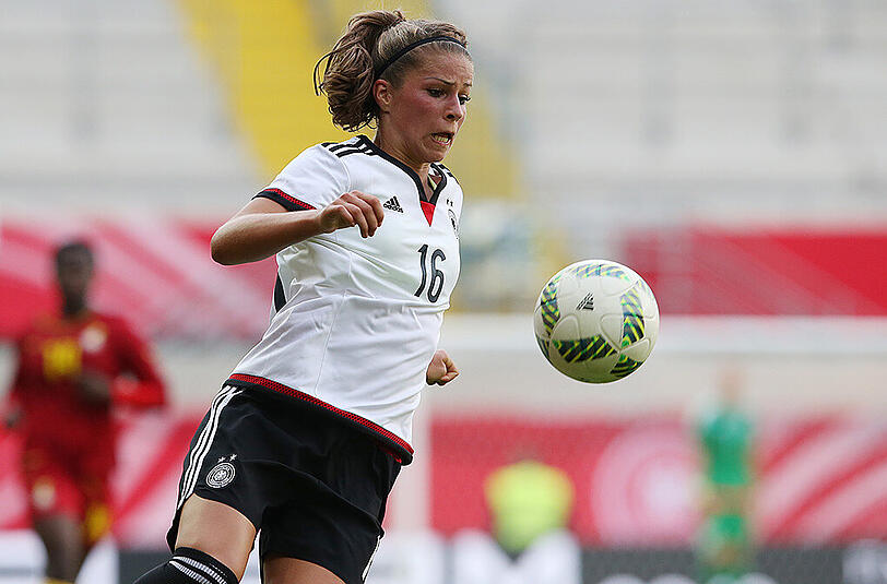 Alexandra Leupolz möchte mit den DFB-Frauen Gold holen.
