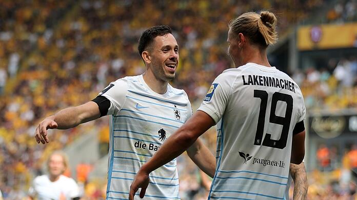 Konkurrenten? Kollegen: Bär (l.) und Lakenmacher harmonierten in Dresden bestens.
