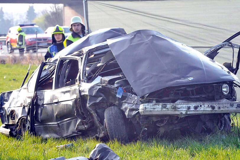In diesem Wrack starb der 24-Jährige
