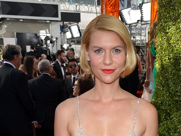 Claire Danes auf dem roten Teppich der Emmy-Verleihung 2013
