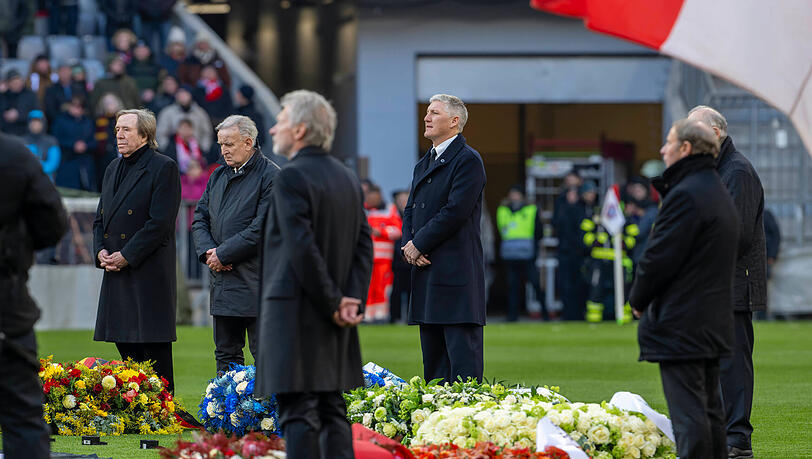 Gedenkfeier für Franz Beckenbauer in der Allianz-Arena.