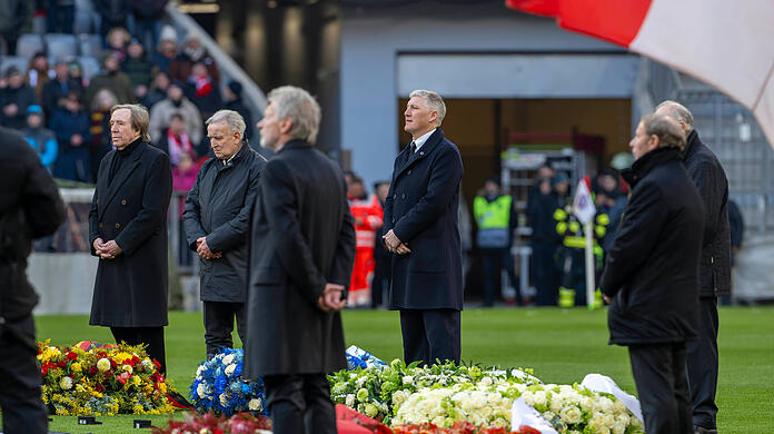 Gedenkfeier für Franz Beckenbauer in der Allianz-Arena.