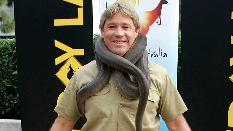 Steve Irwin auf einer Aufnahme aus dem Jahr 2005.