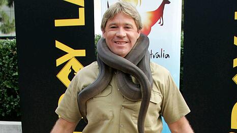 Steve Irwin auf einer Aufnahme aus dem Jahr 2005.