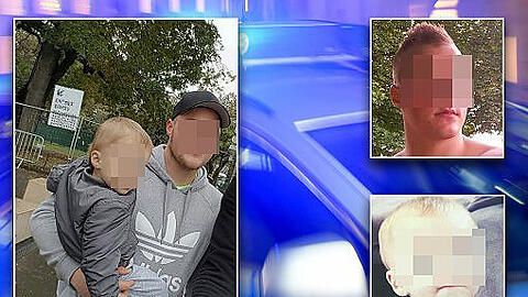Mit diesen Fotos fahndet die Passauer Polizei nach dem 22-jährigen Dominik R.