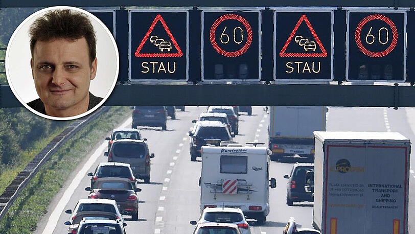 Stau, Stau, Stau: Alltag auf der A99.