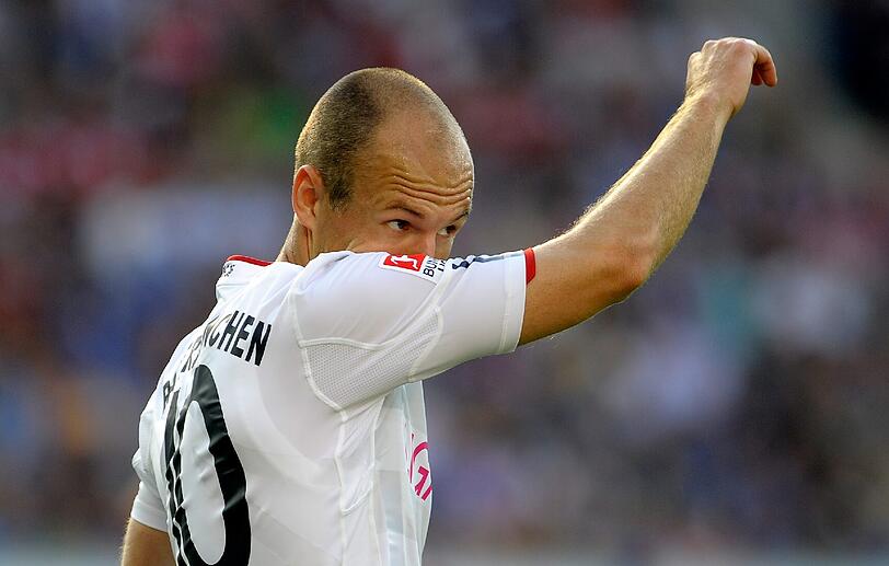 Arjen Robben im Spiel gegen Hoffenheim.