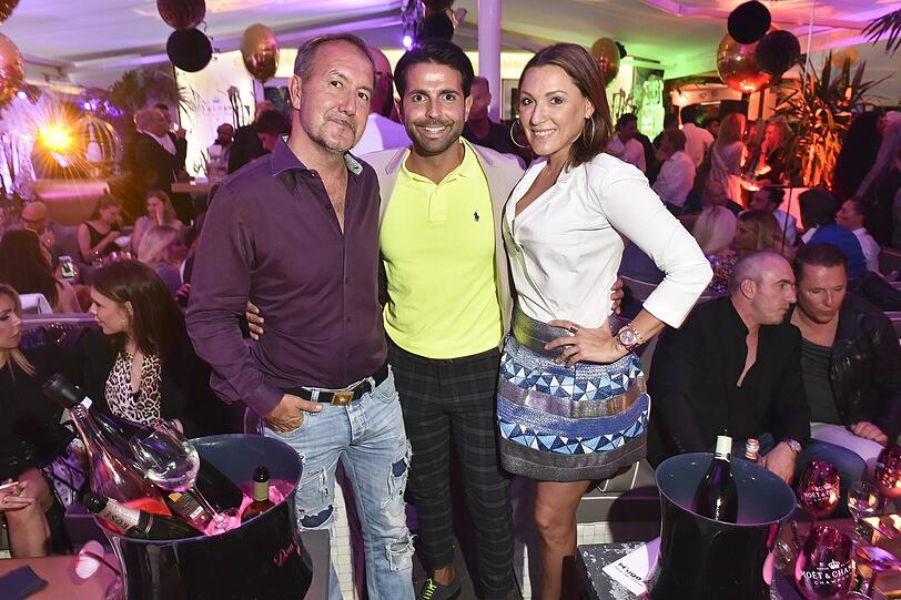 Matthias Scheffel mit Serhat Yilmaz  und Simone Balack