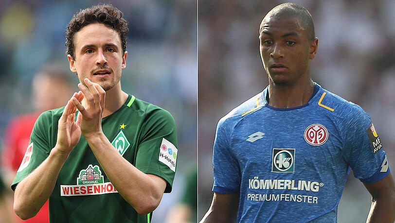Im Fokus des BVB: Thomas Delaney von Werder Bremen und Abdou Diallo vom FSV Mainz 05. Im Fokus des BVB: Thomas Delaney von Werder Bremen und Abdou Diallo vom FSV Mainz 05.
