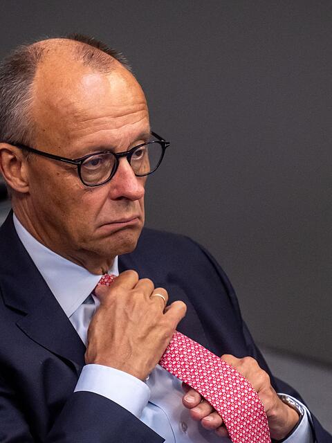 Kanzler Friedrich Merz (CDU) und seine Partei sind in einer heiklen Lage. (Archivbild)