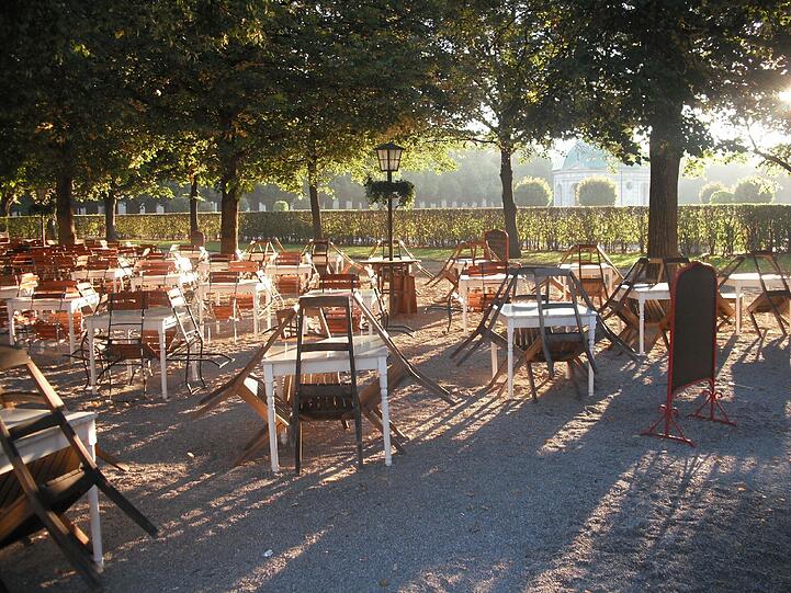 Morgendliche Sonnesntimmung im Hofgarten