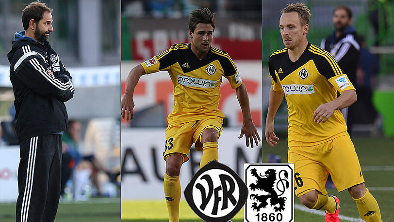 Mit den beiden Ex-Löwen Arne Feick und Alexander Ludwig empfängt der VFR Aalen den TSV 1860 München. Aalen, wird von Stefan Ruthenbeck (l.) trainiert.