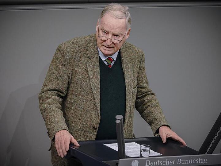 Der AfD-Vorsitzende Alexander Gauland spricht bei der Generaldebatte im Bundestag.