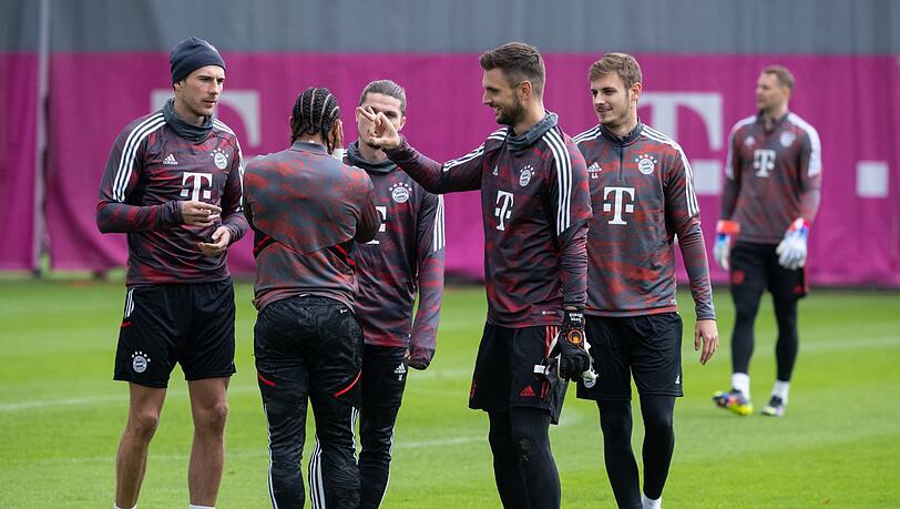 Abschlusstraining FC Bayern auf dem Trainingsgelände an der Säbener Straße.
