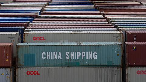 Chinas Wirtschaft setzt für Wachstum vor allem auf Exporte. (Archivbild)