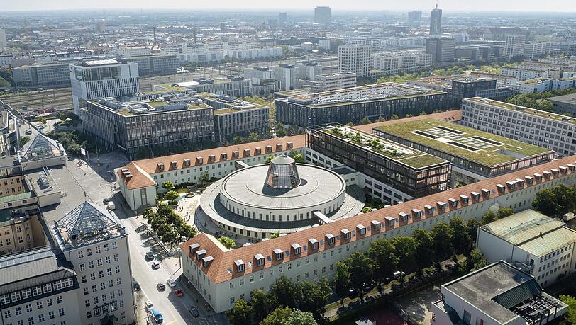 Der Google-Standort Arnulfpost wie er aussehen wird, wenn er fertig ist.