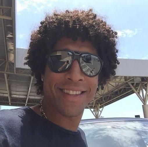 Der Brasilianer genoss dabei auch den KOntrast zum deutschen WInter: ein bisschen Sonne bei sommerlichen Temperaturen.
