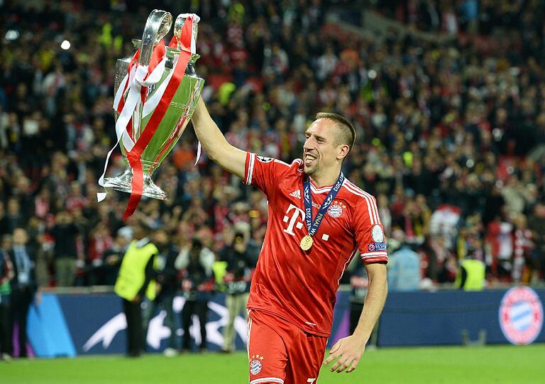 Franck Ribery hat in diesem Jahr mit dem FC Bayern das Triple geholt.