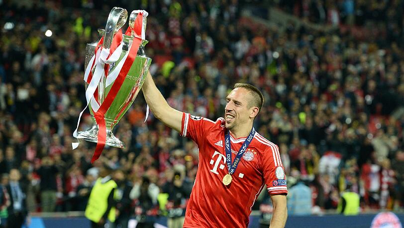 Franck Ribery hat in diesem Jahr mit dem FC Bayern das Triple geholt. Franck Ribery hat in diesem Jahr mit dem FC Bayern das Triple geholt.