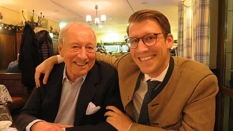 Neu-Wirt Ludwig Reinbold (r.) mit seinem Vater Edi Reinbold.