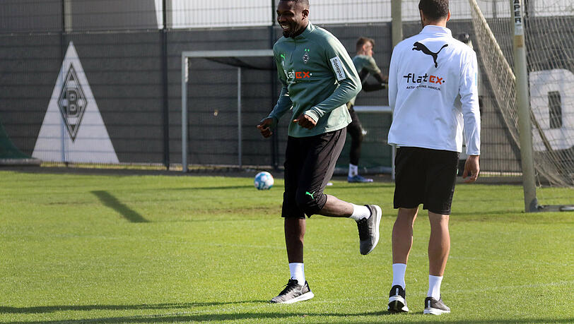 Gladbachs Franzose Marcus Thuram ist nach einem Innenbandanriss und zweimonatiger Pause wieder fit.