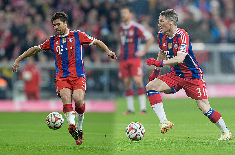 Der FC Bayern geht mit Schweinsteiger und Xabi ins Rennen um die Mittelfeldplätze in der "Weltelf des Jahres"