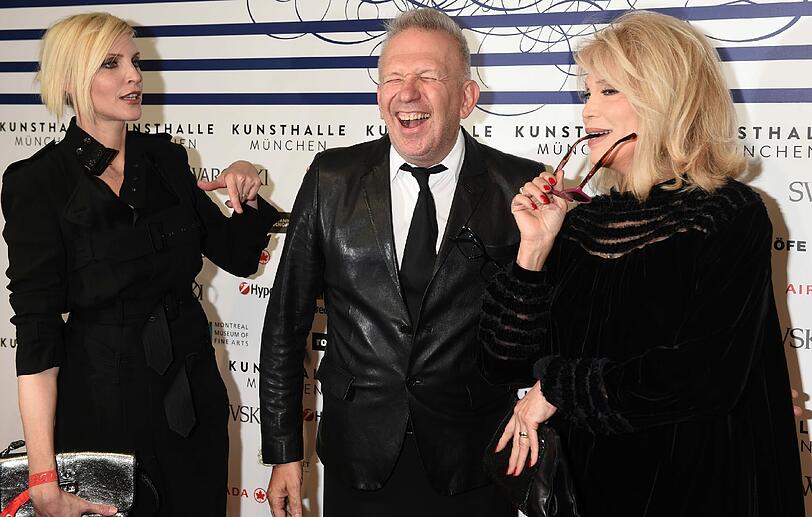 Nadja Auermann, Jean Paul Gaultier und die Sängerin Amanda Lear