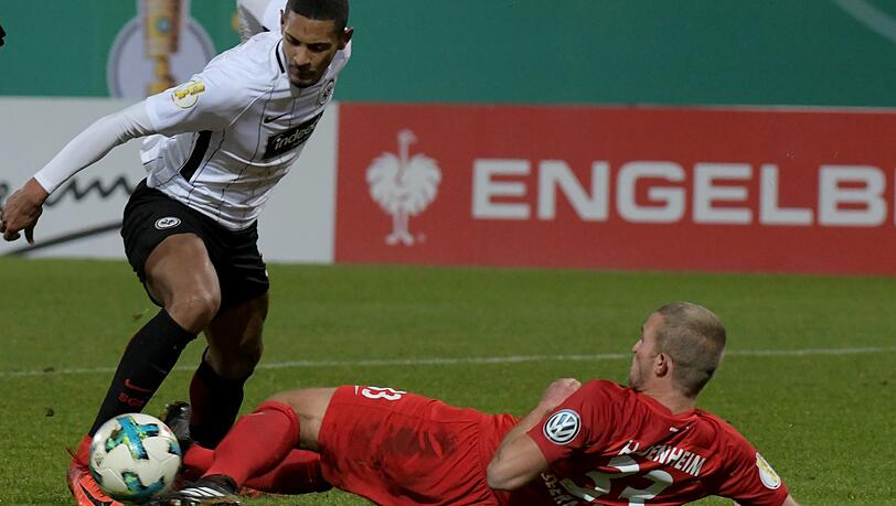 Zieht mit Frankfurt ins Viertelfinale ein: Torschütze Haller Zieht mit Frankfurt ins Viertelfinale ein: Torschütze Haller