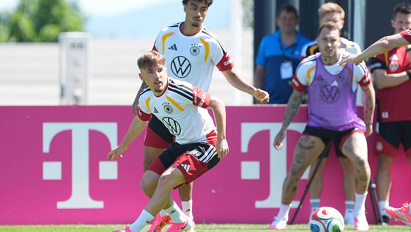 Engagiert im Training: Karl.