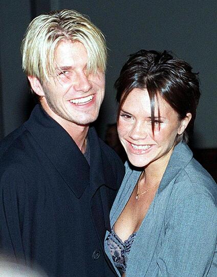 Ein Bild aus jungen Jahren: David und Victoria