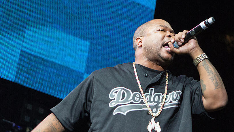 Xzibit 2013 bei einem Konzert in Kalifornien Xzibit 2013 bei einem Konzert in Kalifornien