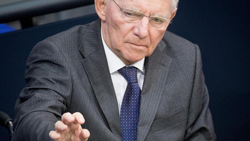Bundesfinanzminister Wolfgang Schäuble. Bundesfinanzminister Wolfgang Schäuble.