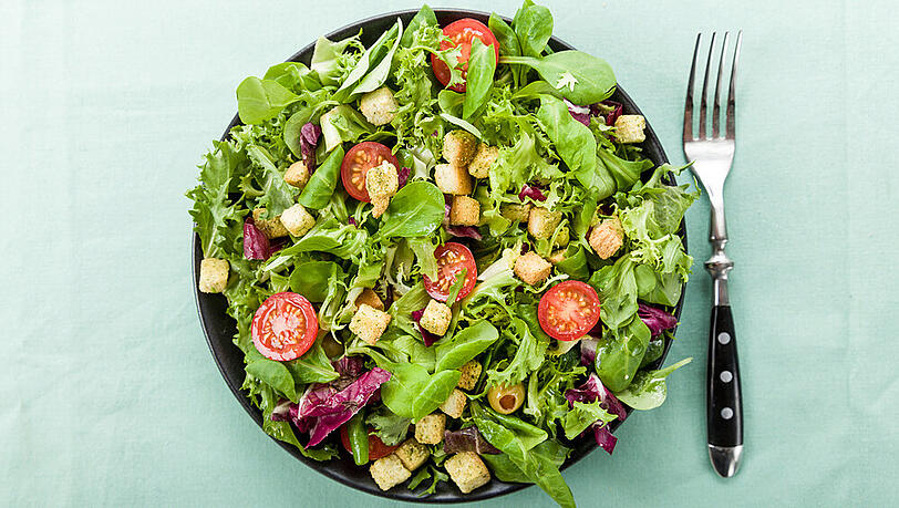 Mit einem frischen Gartensalat macht man im Sommer nichts falsch. Mit einem frischen Gartensalat macht man im Sommer nichts falsch.