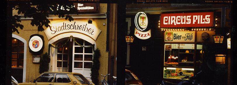 Gemütliche Wohnzimmer mit Ausschank: Der Stadtschreiber und das Circus Pils lagen gleich nebeneinander.