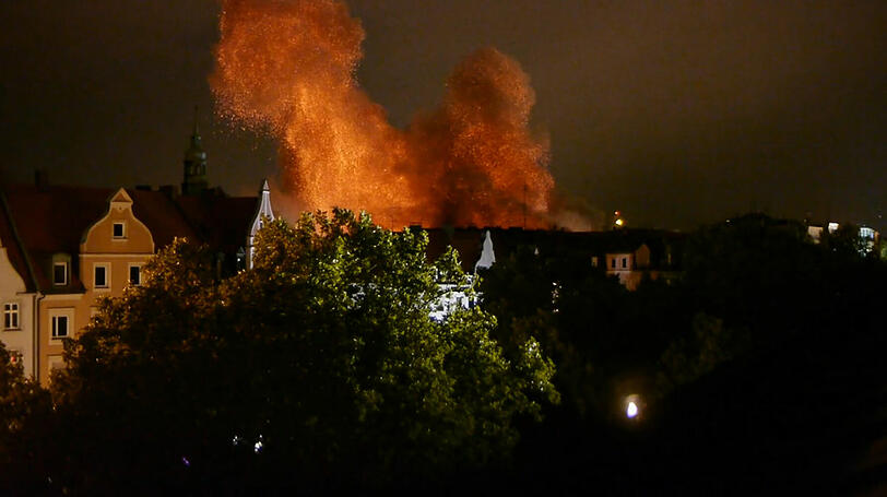 So ging die Bombe hoch - die Explosion in Bildern!